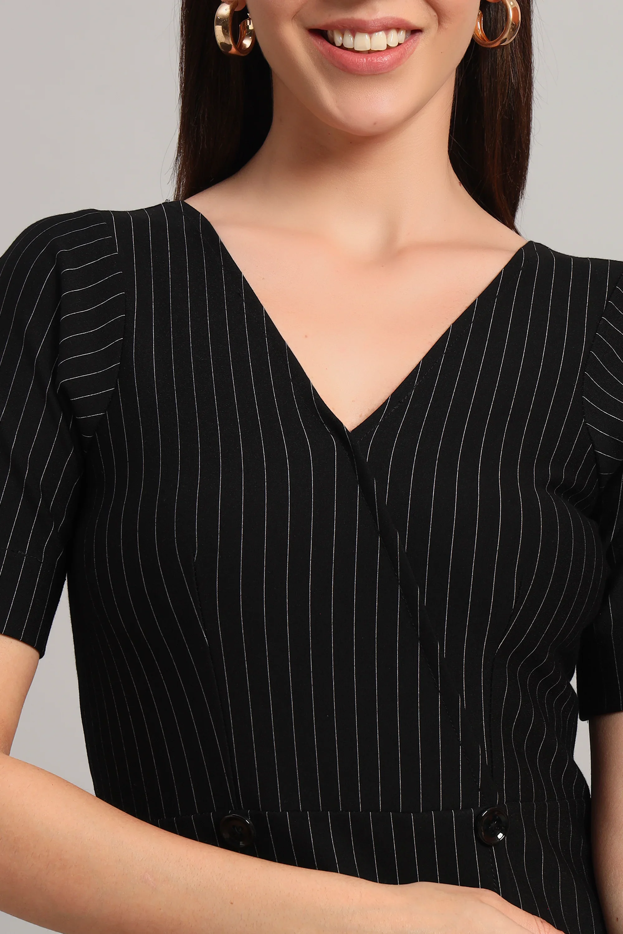 Boardroom to Brunch, Black Dress - Image 5