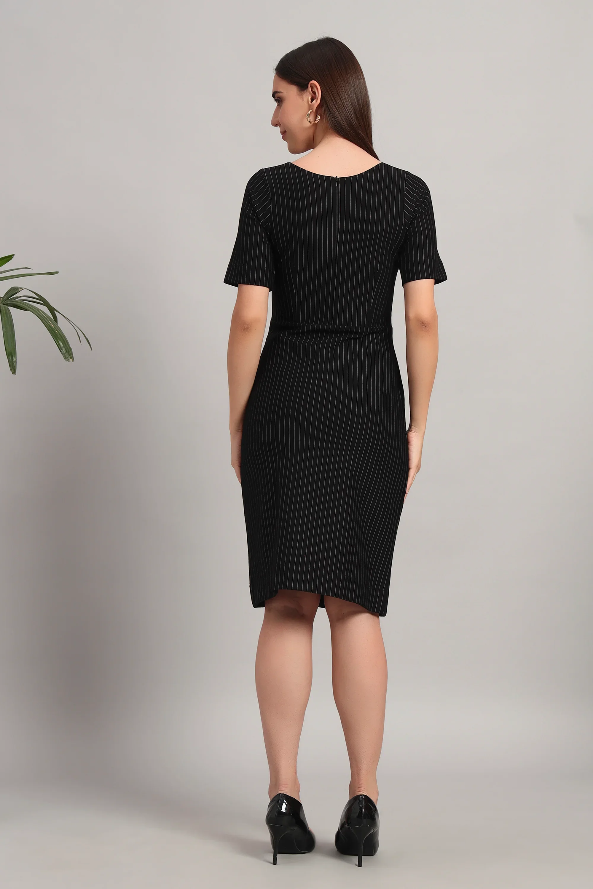 Boardroom to Brunch, Black Dress - Image 6