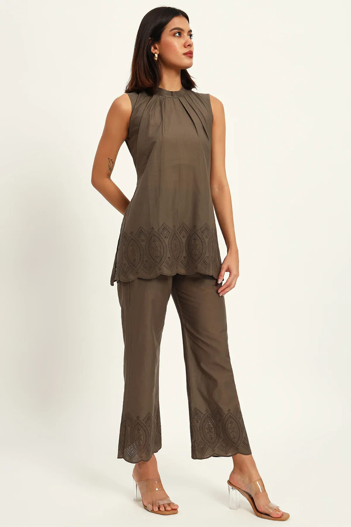 Chikankari Grace Tunic Set - Image 3