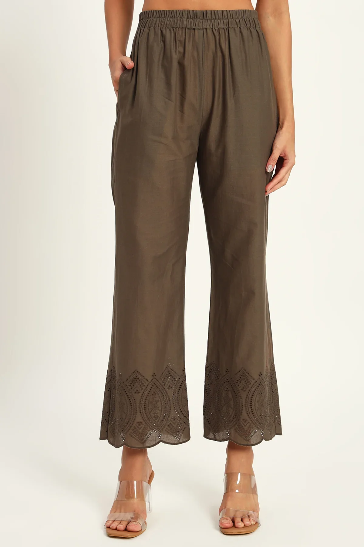 Chikankari Grace Tunic Set, Long - Image 6