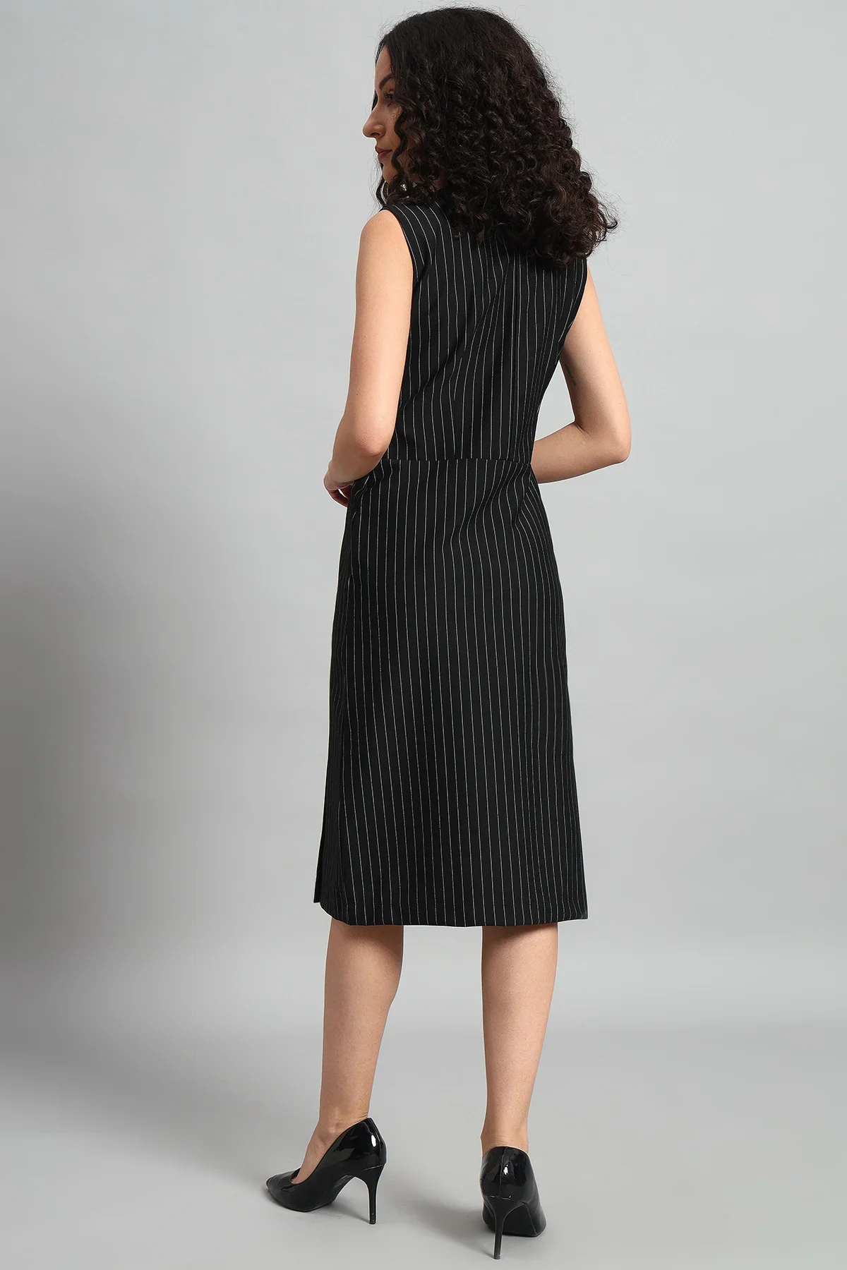 Double Breasted Vest Dress - Image 6