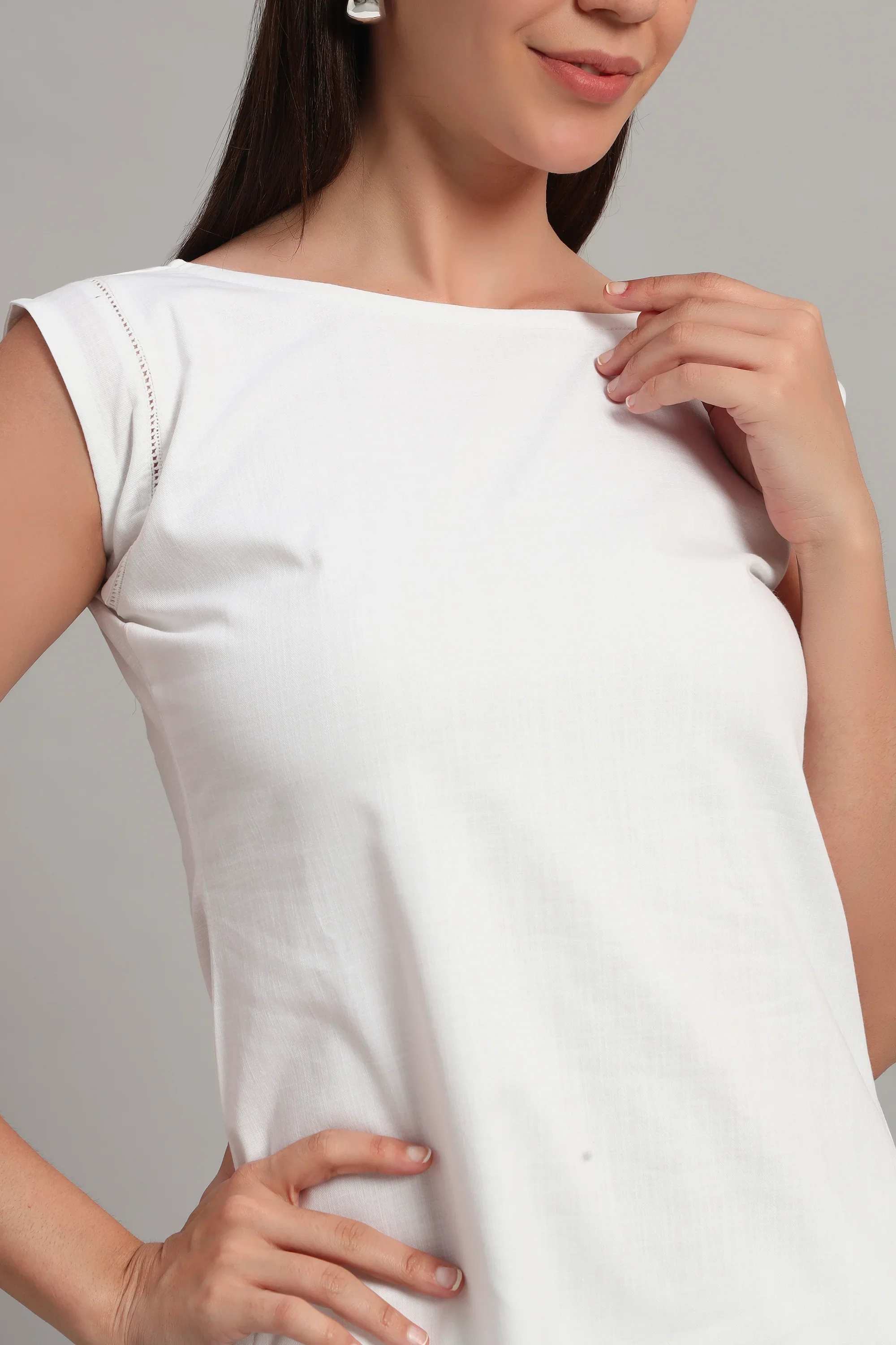 Subah Se Shaam Kurta Set, White - Image 5