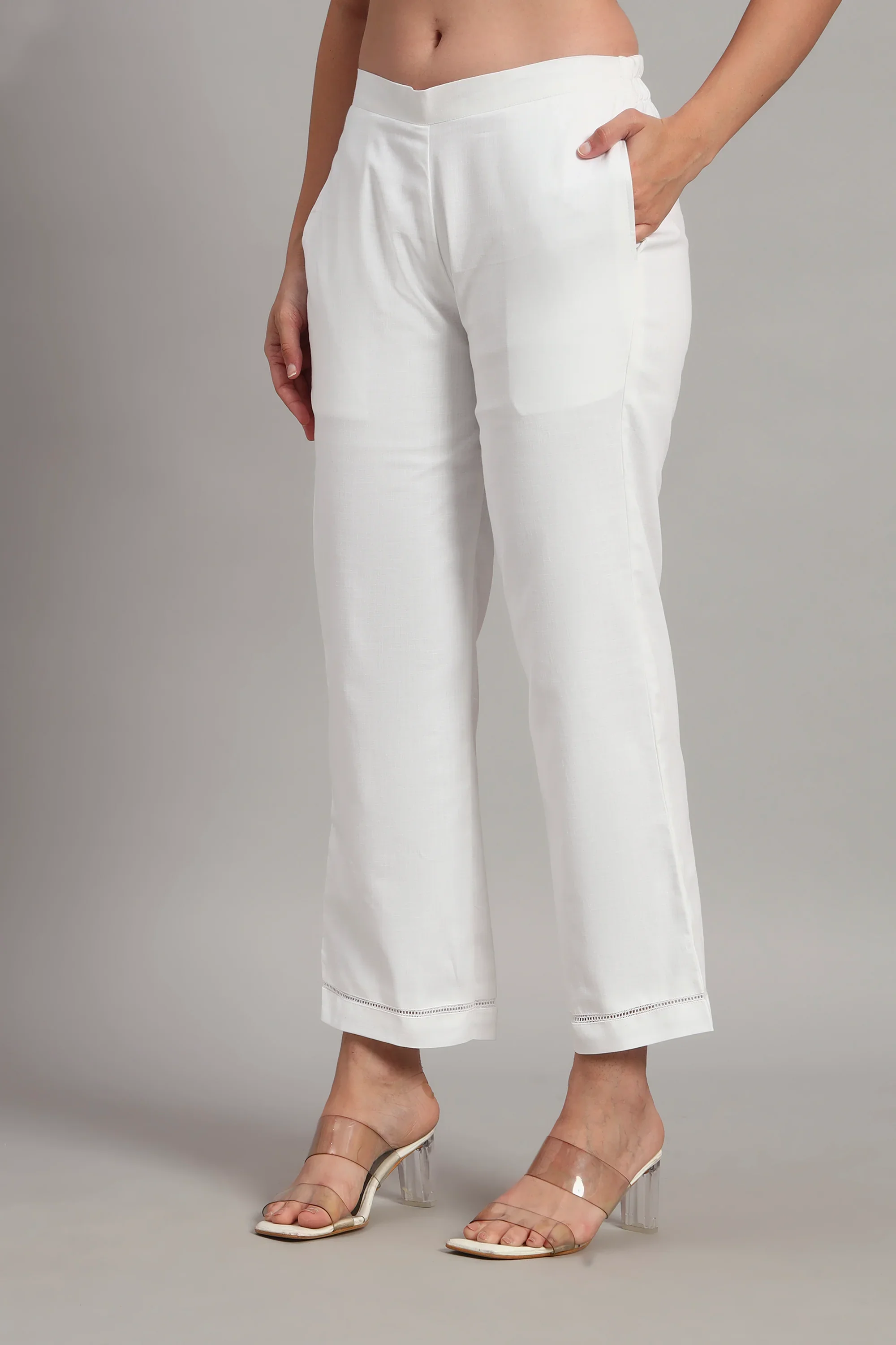 Subah Se Shaam Kurta Set, White - Image 6