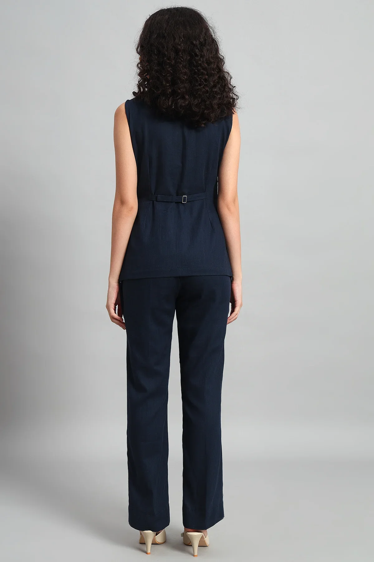 Urban Ease Co-ord Set, Navy Blue - Image 6